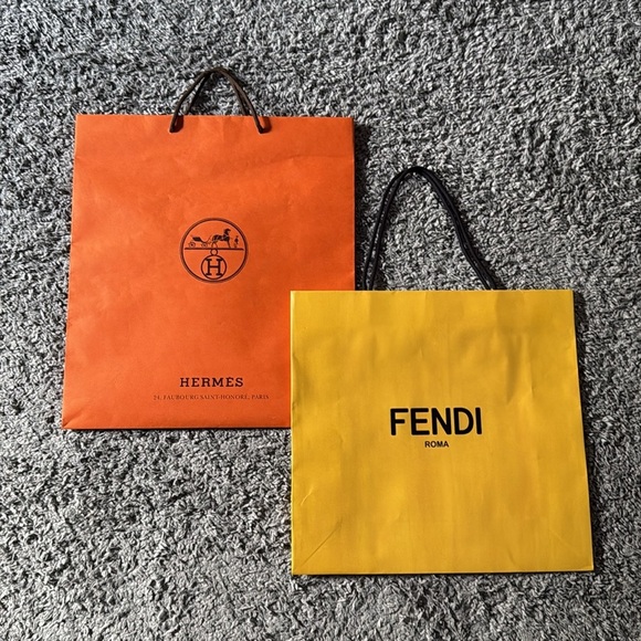 Hermes Handbags - Hermes/Fendi - Empty Large Bag(s) & Small Hermes Bag